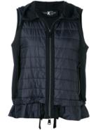 Luisa Cerano Zipped Padded Gilet - Blue