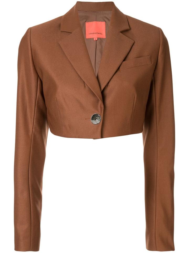 Manning Cartell Cropped Jacket - Brown