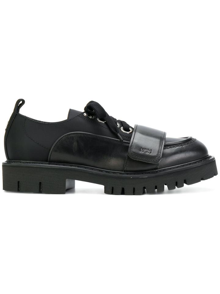 No21 Chunky Sole Lace-up Shoes - Black