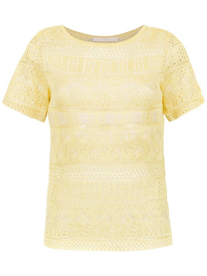 Cecilia Prado Anabel Knitted Top - Yellow & Orange