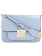 Michael Michael Kors Sloan Logo Shoulder Bag - Blue
