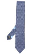 Ermenegildo Zegna Triangular Patterned Tie - Blue