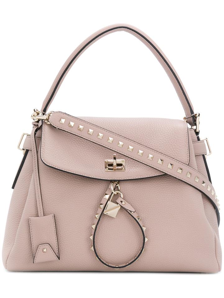 Valentino Rockstud Tote - Nude & Neutrals