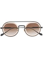 Giorgio Armani Round Tinted Sunglasses - Black