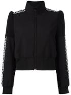 Junya Watanabe Comme Des Garçons Cropped Military Jacket, Women's, Size: Small, Black, Polyester/rayon/polyurethane