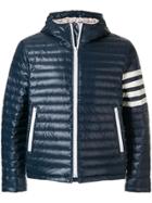 Thom Browne 4-bar Stripe Satin Finish Quilted Down-filled Tech Jacket
