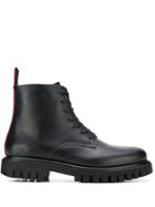 Tommy Hilfiger Chunky Lace-up Boots - Black