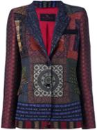 Etro Multi Print Fitted Jacket