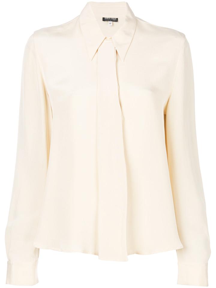 Giorgio Armani Vintage Long Sleeve Shirt - Pink & Purple