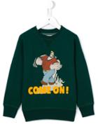 Bellerose Kids Printed Sweatshirt, Boy's, Size: 8 Yrs, Green