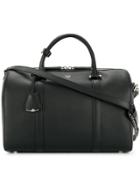 Mcm Large Logo Stamp Tote - Black