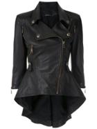 Andrea Bogosian Leather Biker Jacket - Black