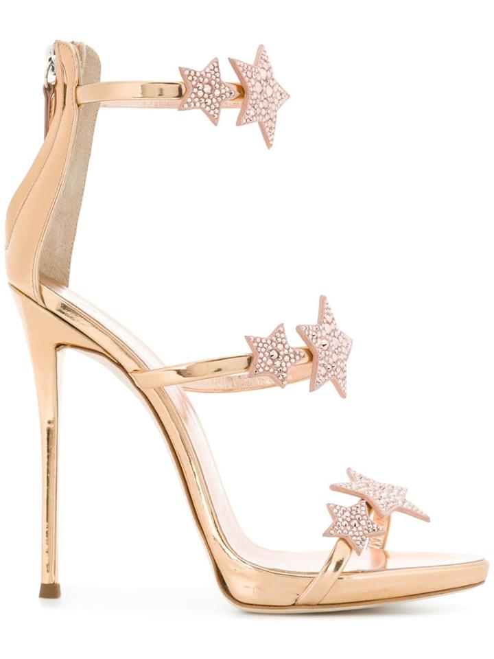 Giuseppe Zanotti Design Harmony Star Sandals - Nude & Neutrals