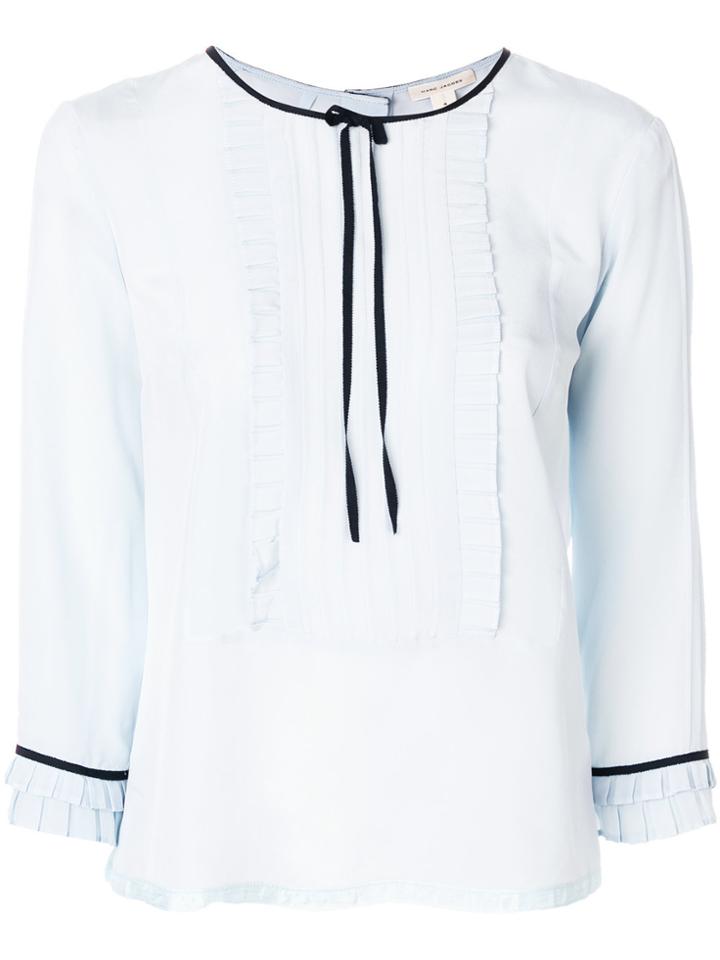 Marc Jacobs Ruffle Blouse - Blue