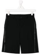 Givenchy Kids Teen Side Webbing Shorts - Black
