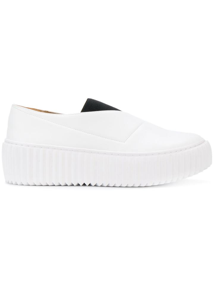 Issey Miyake United Wrap Sneakers - White