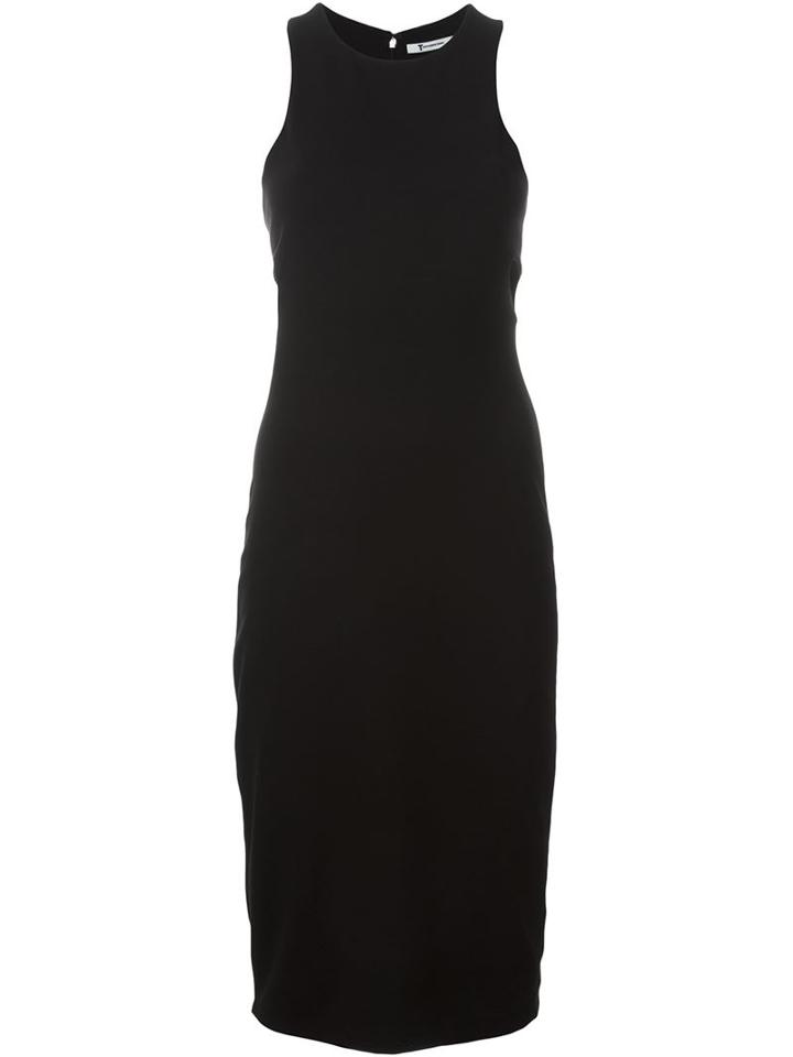 T By Alexander Wang Cut-out Fitted Dress