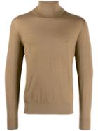 Z Zegna Roll Neck Jumper - Neutrals