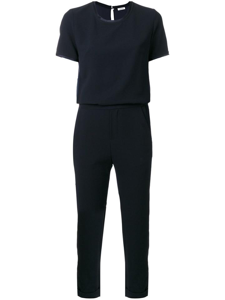 P.a.r.o.s.h. Tailored Fitted Jumpsuit - Blue