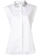 Paco Rabanne Crystal Embellished Shirt - White