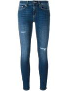 Dondup Skinny Jeans, Women's, Size: 28, Blue, Cotton/polyester/spandex/elastane/cotton