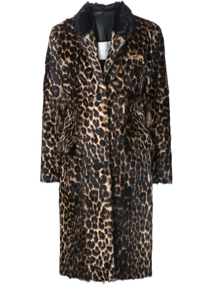 Adam Lippes Leopard Print Coat