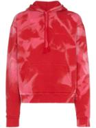 424 424 X Armes Tie Dye Cotton Hoodie - Red