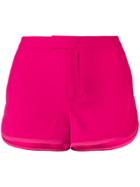 Red Valentino Track Style Tailored Shorts - Pink & Purple