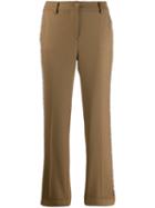 P.a.r.o.s.h. Liliux Cropped Trousers - Brown