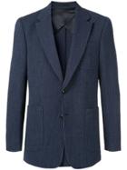 Cerruti 1881 Ribbed Formal Blazer - Blue
