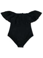 Mc2 Saint Barth Kids Teen Brielle Swimsuit - Black
