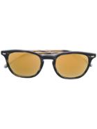 Oliver Peoples Heaton Round Frame Sunglasses - Brown