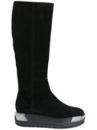 Baldinini Mirrored Platform Boots - Black