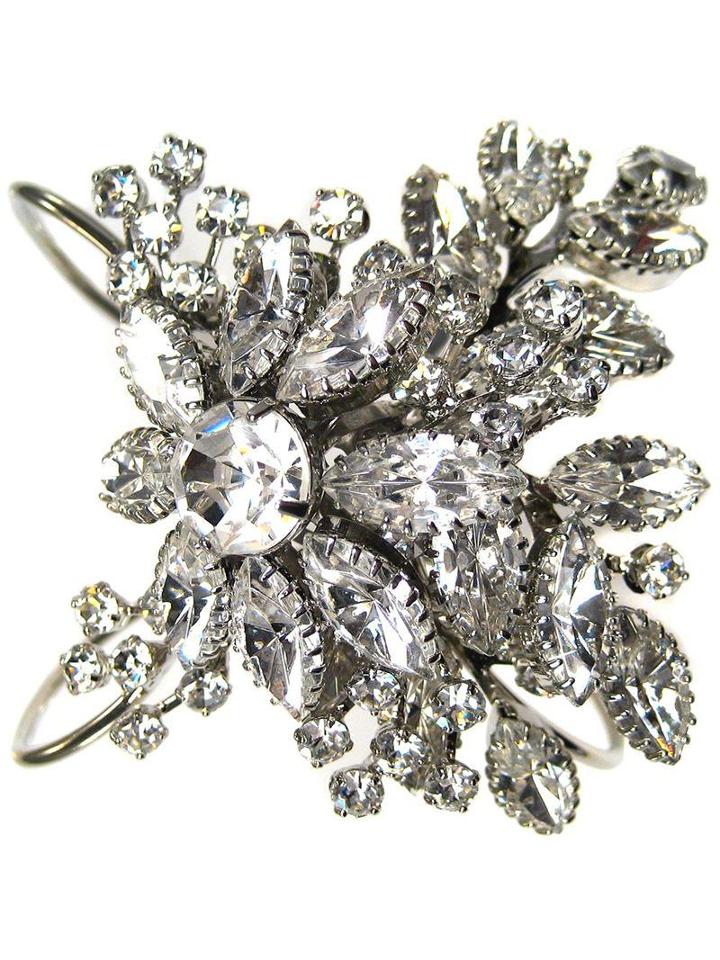 Tom Binns Crystal Floral Bangle