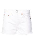 Re/done Classic Denim Shorts - White