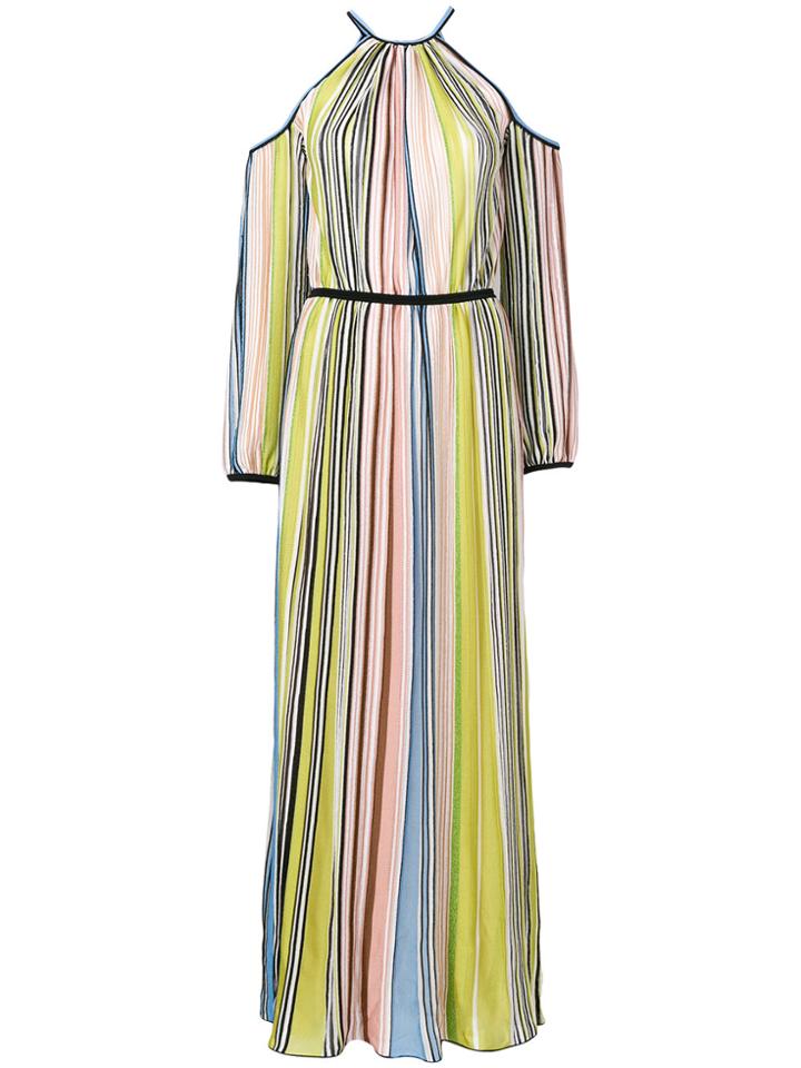 Missoni Cold Shoulder Striped Dress - Multicolour