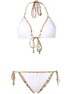 Burberry Plain Bikini - White