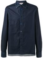 Marni Buttoned Shirt, Men's, Size: 48, Blue, Cotton
