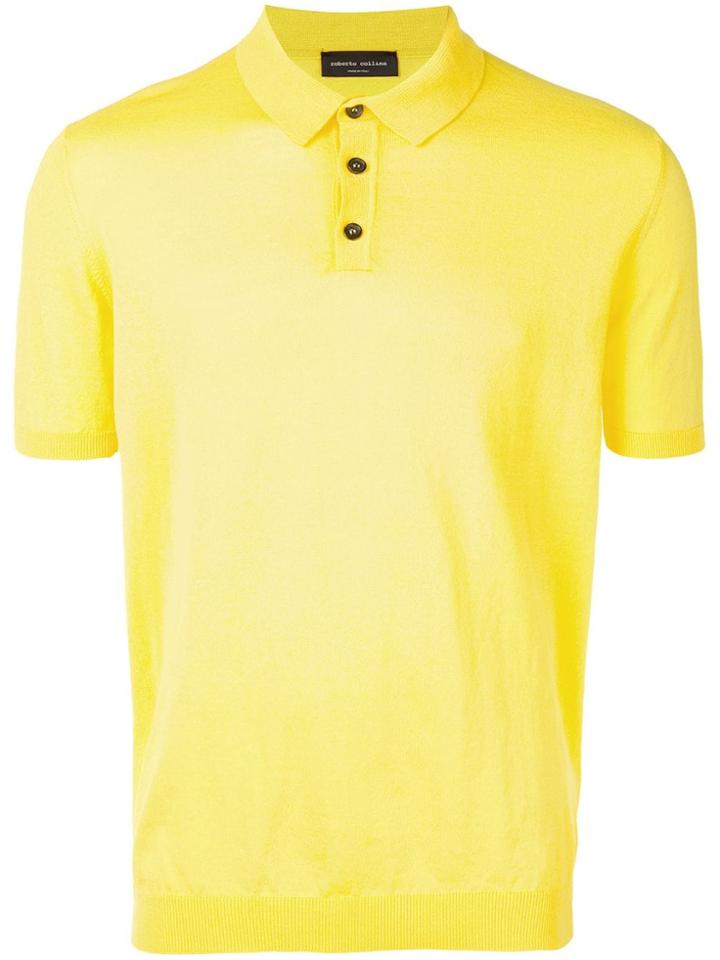 Roberto Collina Basic Polo Shirt - Yellow