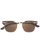 Gucci Eyewear Web Wayfarer Sunglasses - Brown