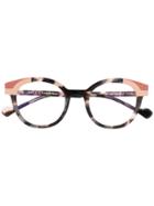Face À Face Modified Cat-eye Glasses - Brown