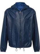 Prada Reversible Nappa Leather Jacket - Blue