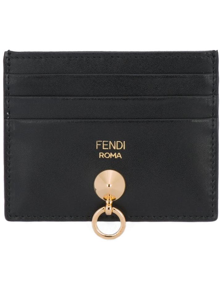 Fendi Black Branded Cardholder