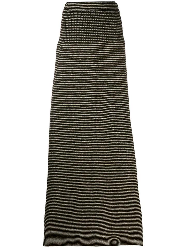 Yves Saint Laurent Pre-owned '1970s Maxi Skirt - Black