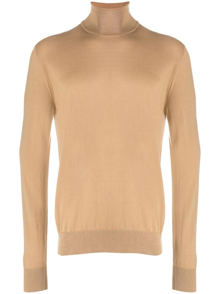 Dolce & Gabbana Classic Roll Neck Jumper - Neutrals