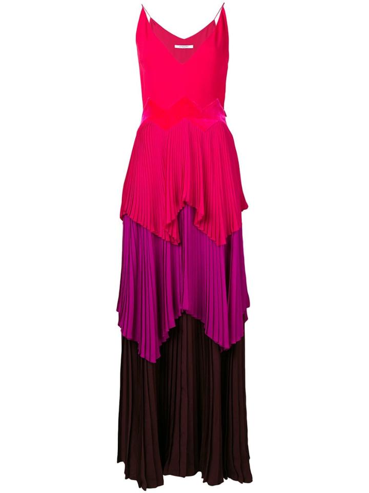 Givenchy Layered-pleats Dress - Pink