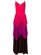 Givenchy Layered-pleats Dress - Pink