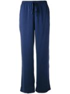 P.a.r.o.s.h. Safira Trousers, Women's, Size: Large, Blue, Silk/spandex/elastane