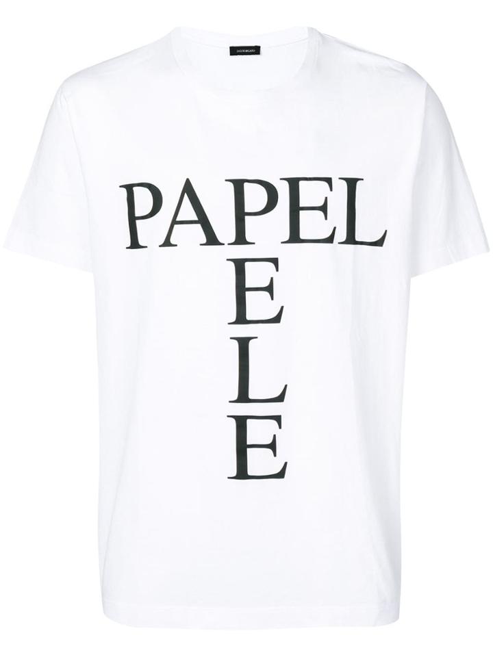 Inês Torcato 'papel/pele' T-shirt - White
