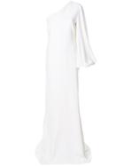 Stella Mccartney One Shoulder Long Dress - White
